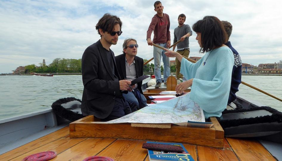 lezioni di italiano a Venezia - Lezioni di italiano in barca a straniera organizzate dalla scuola di italiano a Venezia